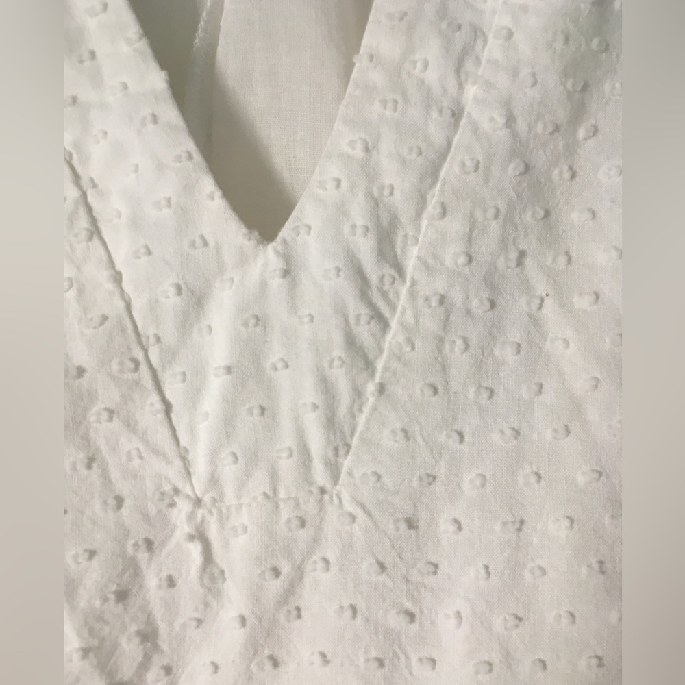Tuckernuck Pomander Place Kenzo dress in white Swiss dot L - Picture 6 of 12